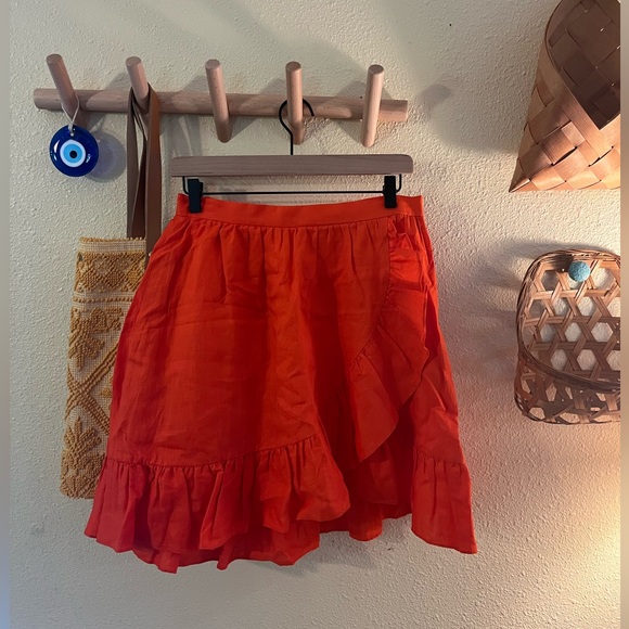 J. Crew Dresses & Skirts - NWT J Crew 🍅 skirt w/ruffle